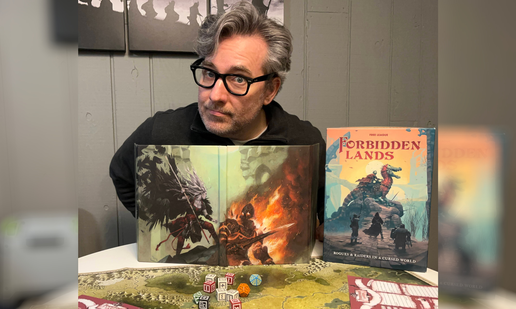 sean behind the gm screen of forbidden lands